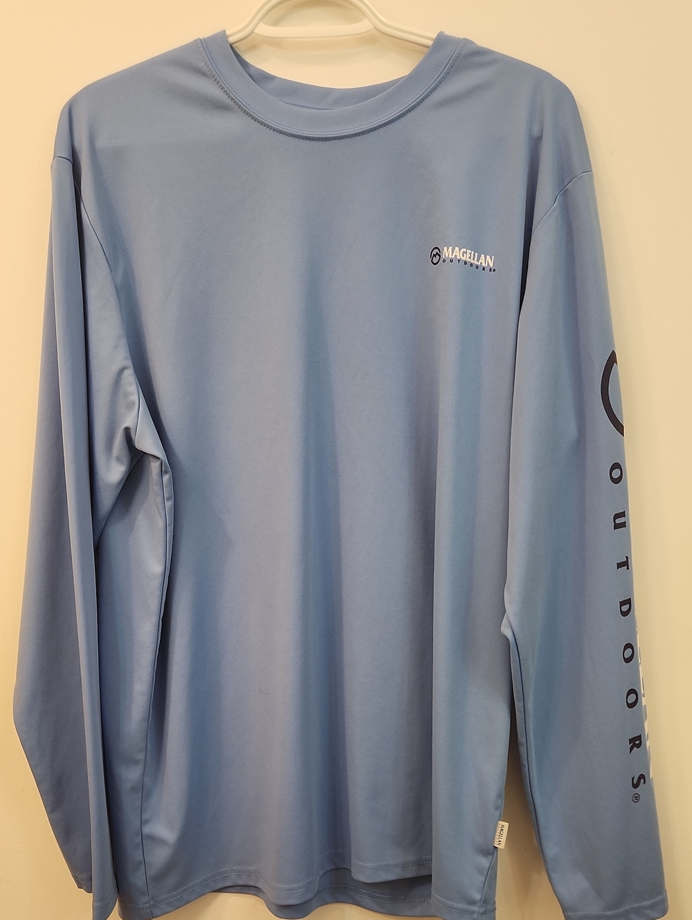 Magellan Outdoors Light Blue Performance Fishing Shirt